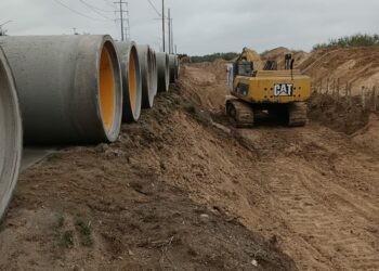 Construcción de colector sanitario transforma infraestructura urbana en Reynosa