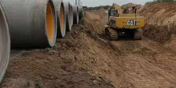 Construcción de colector sanitario transforma infraestructura urbana en Reynosa