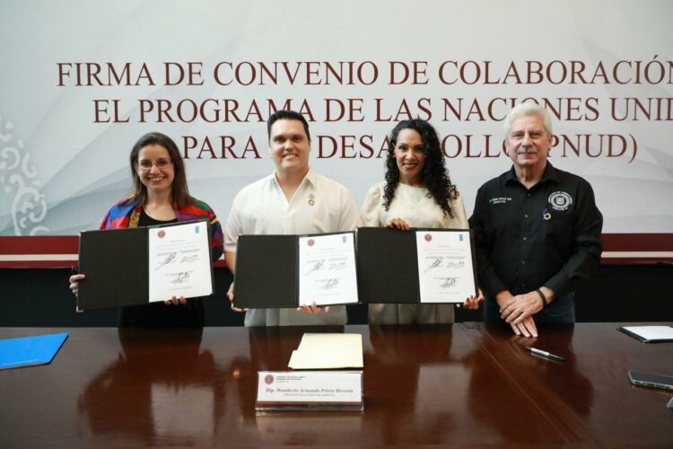 Tamaulipas pionero en firmar convenio con el PNUD para legislar sobre desarrollo sostenible