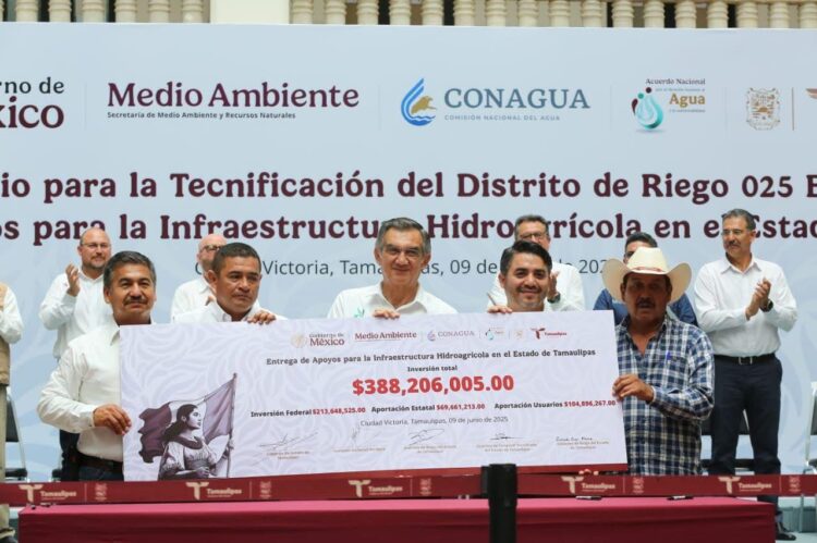 Modernizarán Federación-Estado Distritos de Riego 025 y 026 en beneficio del sector agrícola