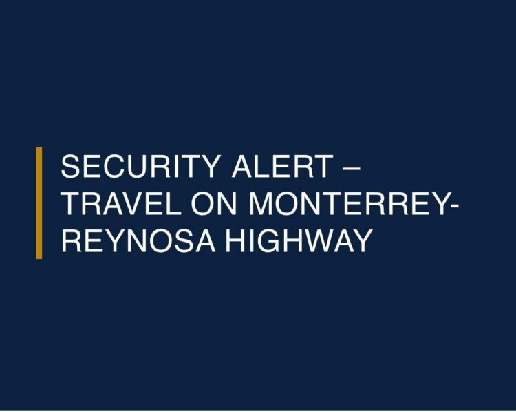 Alerta consulado estadounidense por desapariciones en carretera Monterrey-Reynosa