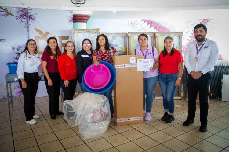 Continúa DIF Tamaulipas equipando desayunadores escolares y comedores comunitarios