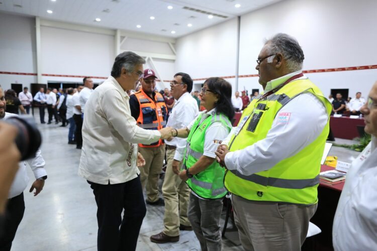 Convoca Américo a fortalecer acciones preventivas ante la temporada de lluvias y ciclones