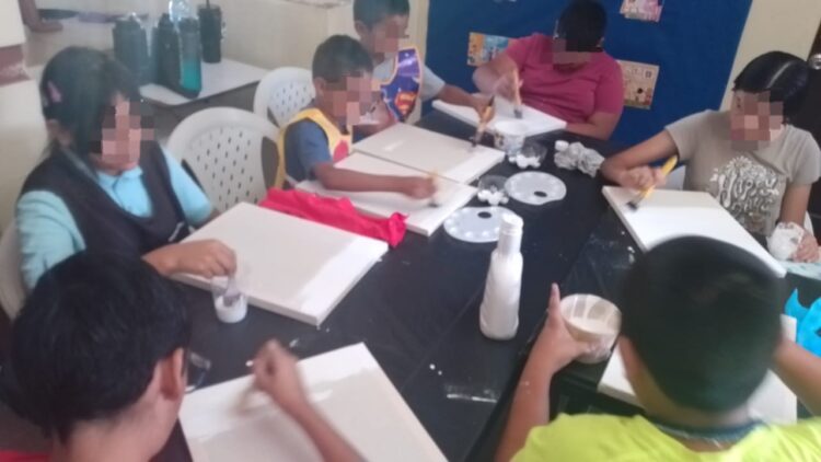 Fomenta SSPT cultura de paz a niñas y niños a través del taller “Pinta tu verano”