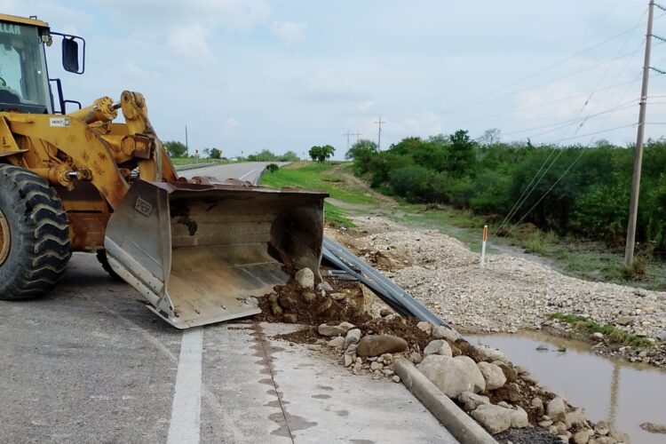 Inicia Gobierno de Tamaulipas reparación de carreteras y caminos afectados por lluvias