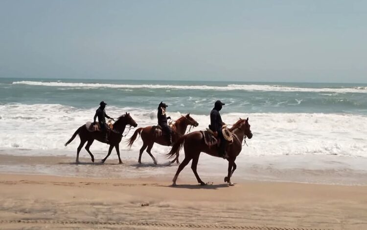 Guardia Estatal con vigilancia permanente en lugares turísticos durante periodo vacacional