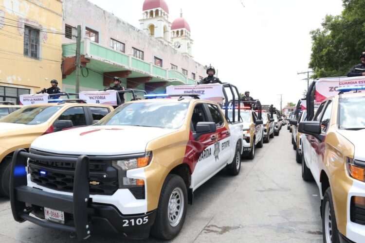 Refuerza Américo seguridad en San Fernando y la región con entrega de nuevas patrullas