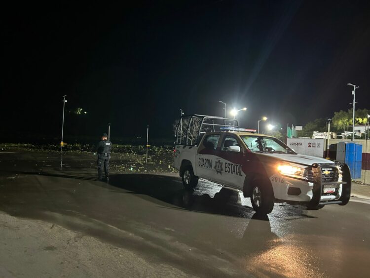 Día y noche, Guardia Estatal mantiene la vigilancia en zonas de riesgo de inundación