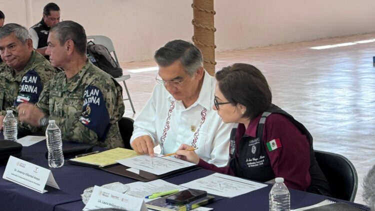 Reconoce la coordinadora nacional de PC el trabajo de prevención encabezado por gobernador en Tamaulipas