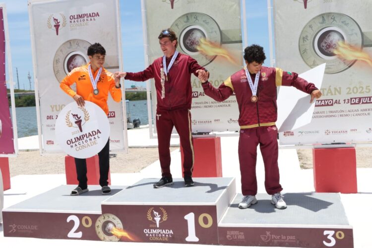 Brilla Tamaulipas en canotaje con ocho medallas en Olimpiada Nacional