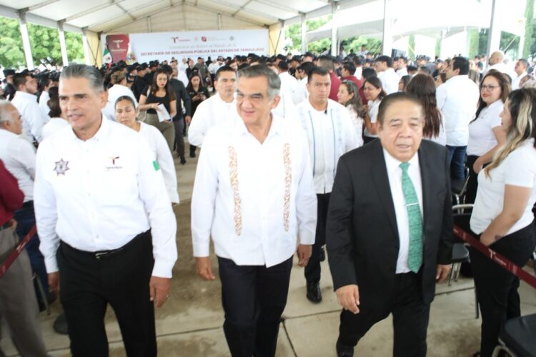 Gobernador Américo Villarreal toma protesta al nuevo secretario de Seguridad Pública de Tamaulipas