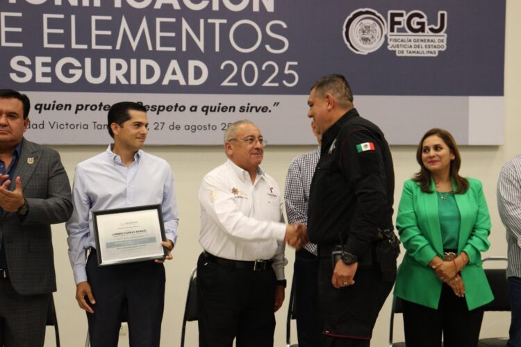 Reconoce Mesa Ciudadana de Seguridad y Justicia de Victoria a elementos de la Guardia Estatal
