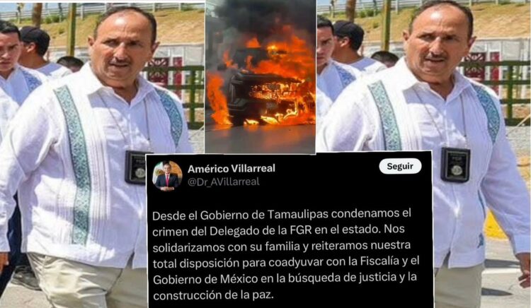 Asesinan en Reynosa al delegado de la FGR en Tamaulipas