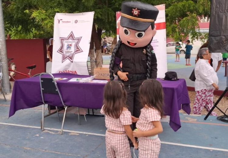 A través del arte y la proximidad, Guardia Estatal de Género previene la violencia familiar
