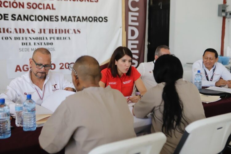 Refuerza Instituto de Defensoría Pública de Tamaulipas presencia en CEDES Matamoros con jornada de atención jurídica integral