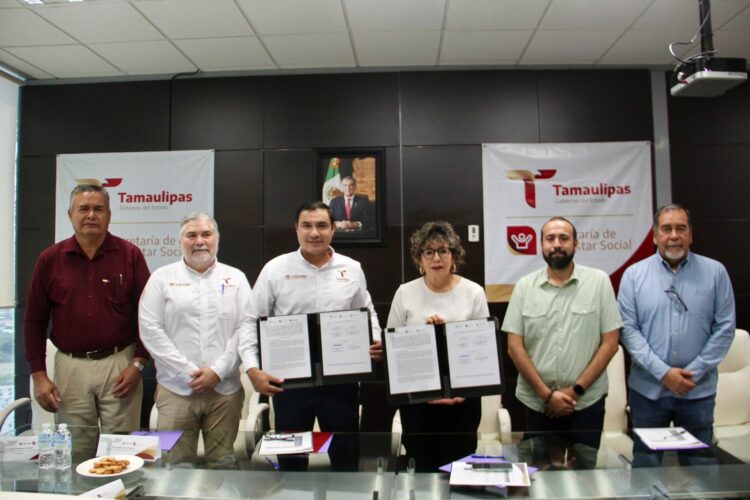 Eficientarán SEBIEN y Colegio de Tamaulipas los servicios en pro del bienestar