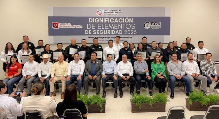 Reconocen en Victoria labor de elementos de la Guardia Estatal y la Fiscalía de Tamaulipas