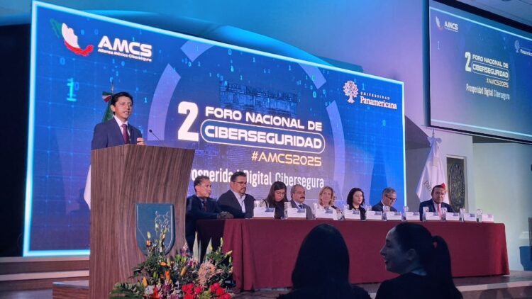 Presente Guardia Estatal Cibernética en Segundo Foro Nacional de Ciberseguridad AMCS 2025