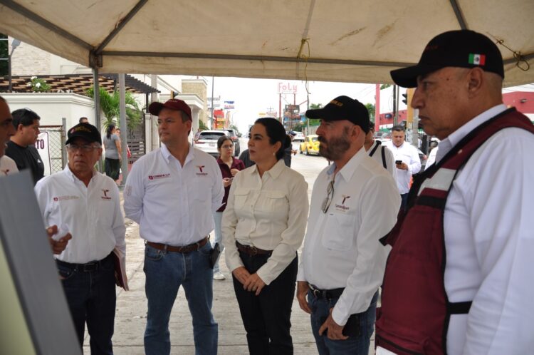 Supervisan Gobierno del Estado y Ayuntamiento de Tampico obras estratégicas para mejorar el sistema hidrosanitario municipal