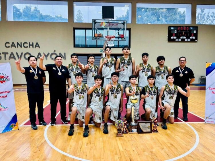 Es Tamaulipas campeón nacional en básquetbol Sub-15