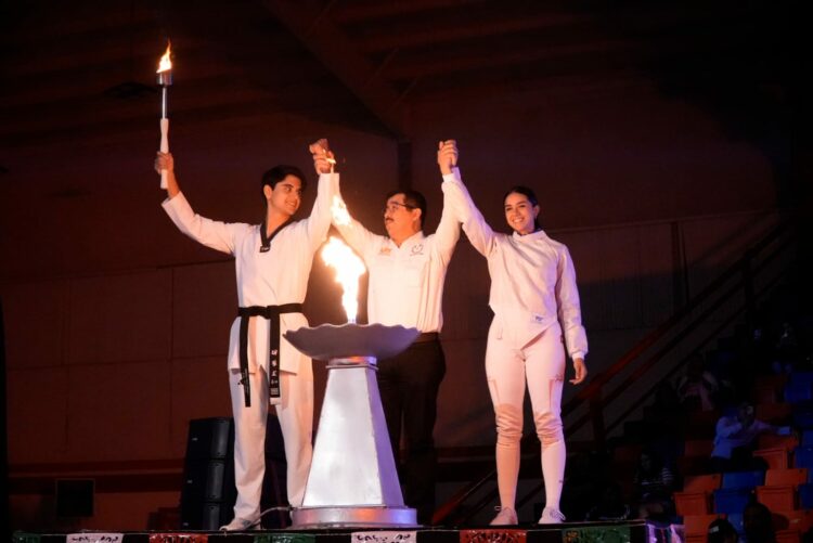 Inaugura Dámaso Anaya, rector de la UAT los Juegos Deportivos Interfacultades 2025