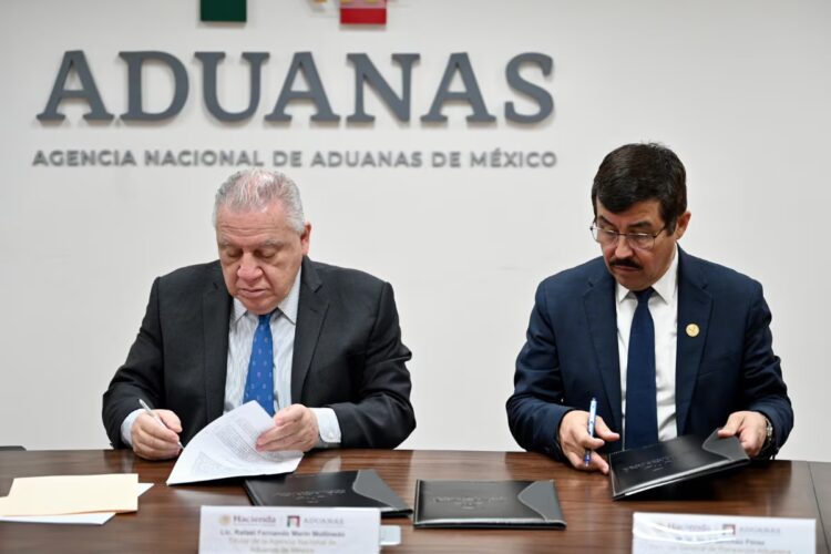 Aduanas de México y la UAT formalizan convenio para impulsar formación aduanera