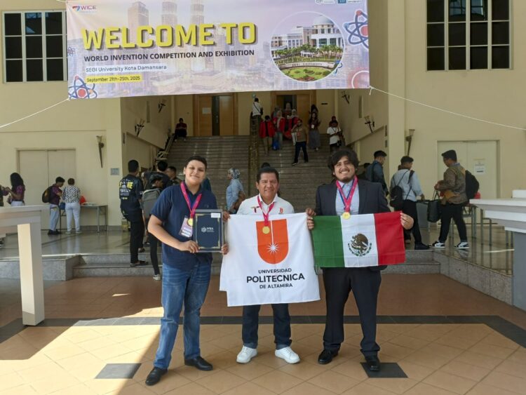 Ganan estudiantes tamaulipecos Competencia y Exhibición Mundial de Invenciones WICE 2025