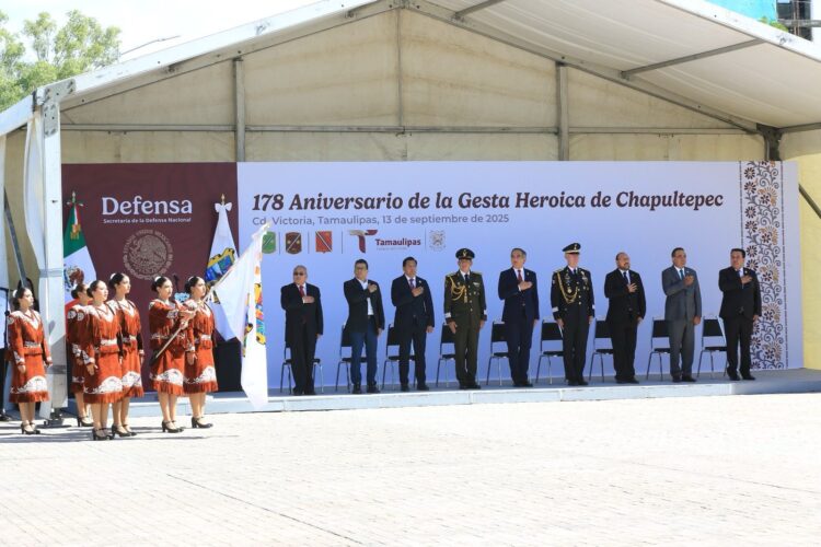 Preside Américo ceremonia del 178 aniversario de la Gesta Heroica de los Niños Héroes de Chapultepec