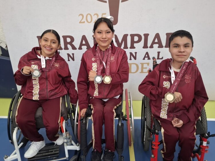 Cierra Tamaulipas participación en con 16 medallas en la Paralimpiada Nacional
