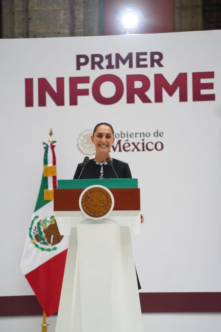 Asiste Américo al Primer Informe de la presidenta Claudia Sheinbaum