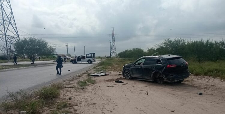 Guardia Estatal asegura vehículo, armamento y “ponchallantas” en Reynosa, un fallecido