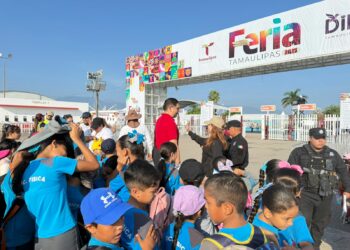 Lleva Secretaría de Turismo a niños y niñas a disfrutar de la Feria Tamaulipas