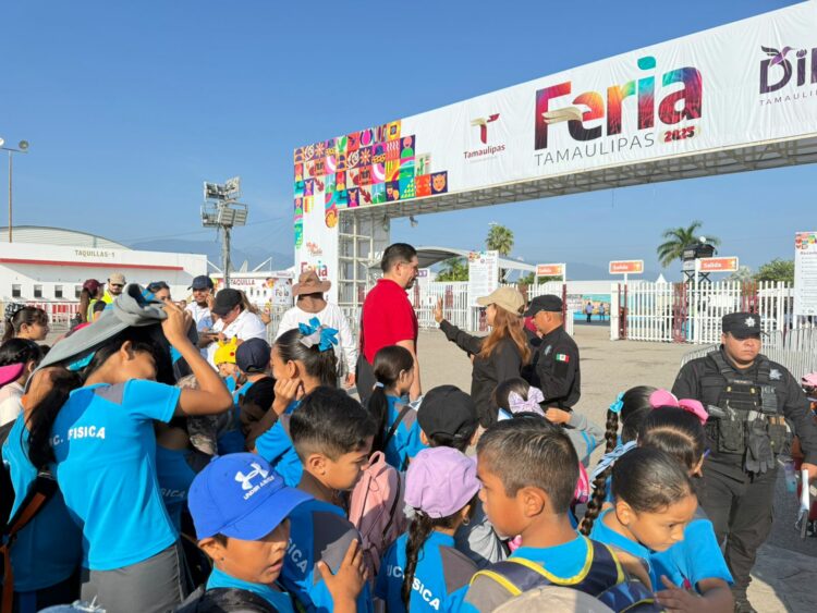 Lleva Secretaría de Turismo a niños y niñas a disfrutar de la Feria Tamaulipas