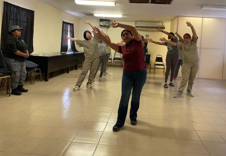 Mujeres PPLs del CEDES Reynosa se preparan para Concurso Nacional de Baile Penitenciario