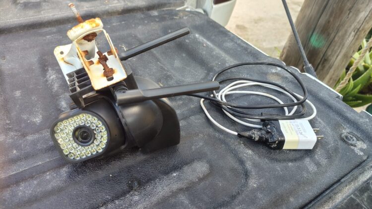 Siguen detectando Guardia Estatal cámaras de videovigilancia del narco, ahora en Matamoros