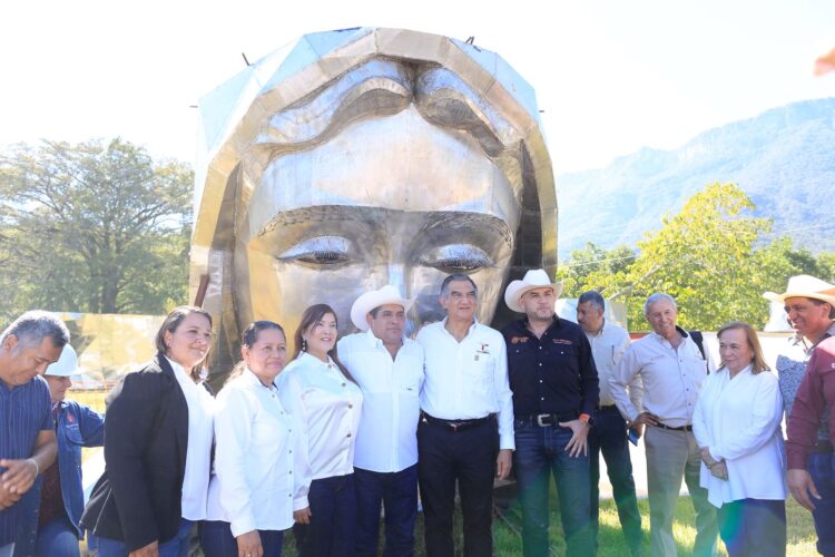 En diciembre se entrega la monumental escultura de la Virgen en El Chorrito: Américo Villarreal