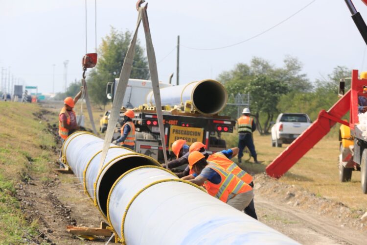 Avanza segunda línea del Acueducto “Guadalupe Victoria” en la capital de Tamaulipas
