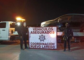 Guardia Estatal localiza vehículos con reporte de robo en la frontera