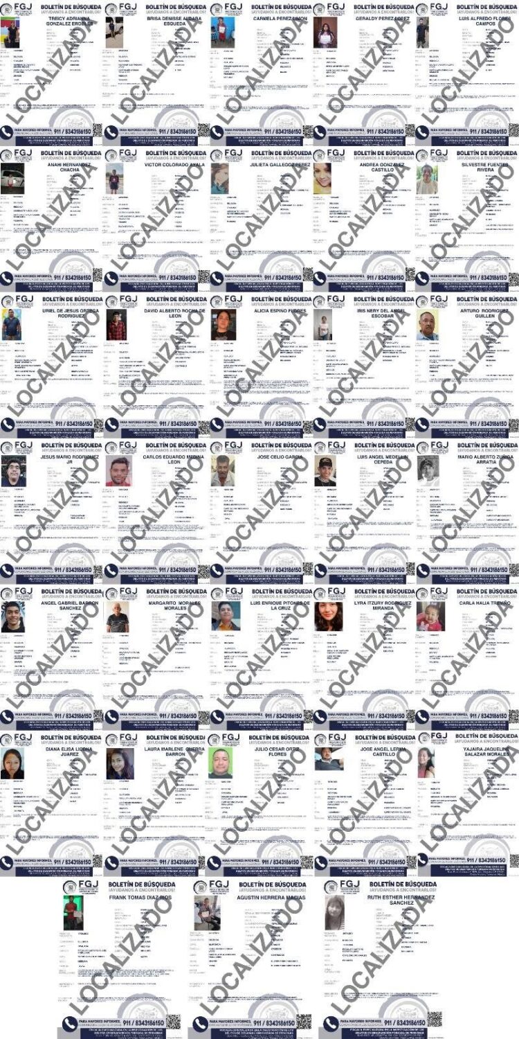 Localizan a 33 personas con vida en Tamaulipas