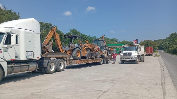 Contribuye Obras Públicas de Tamaulipas con misiones humanitarias en apoyo a Hidalgo y Veracruz