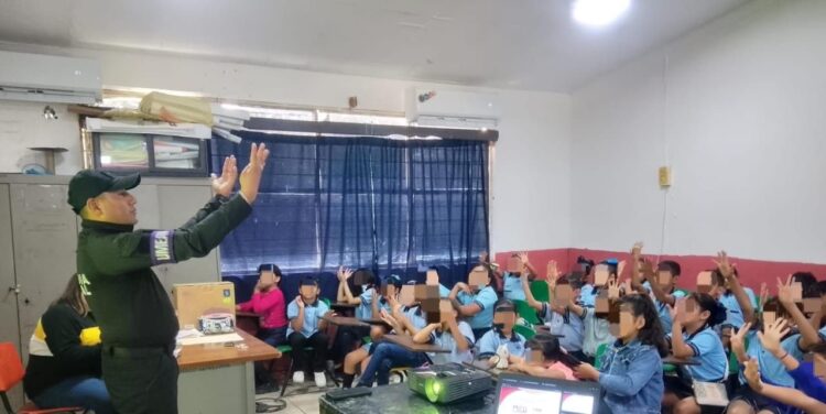 Participa Guardia Estatal de Género en jornada interinstitucional para prevenir la violencia en entornos escolares
