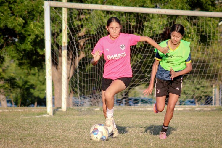 Finaliza INDE Tamaulipas proceso de visorías en futbol femenil rumbo a Olimpiada Nacional 2026