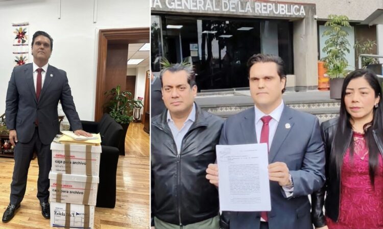 Denuncian en FGR a ex gobernador, Cabeza de Vaca y presentan 100 mil firmas en la SCJN
