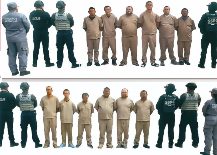 Desarticulan en Tamaulipas célula  dedicada a la extorsión, caen 12