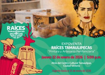 Invitan ITCA y SSPT a expoventa Raíces Tamaulipecas “Pintura y Artesanía Penitenciaria”