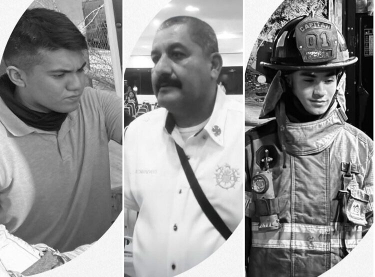 Luto en Matamoros, mueren tres bomberos en incendio de maquiladora