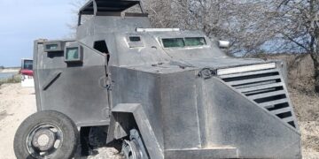 Asegura Guardia Estatal dos vehículos “monstruo” en la Frontera Grande