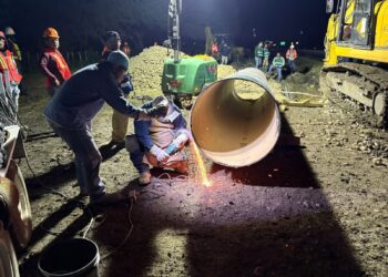 Atienden Gobierno de Tamaulipas y Conagua, accidente en Acueducto y garantizan abasto de agua en Victoria