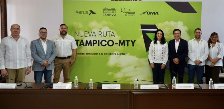 Despega Aerus nuevo vuelo Tampico-Monterrey: Sectur