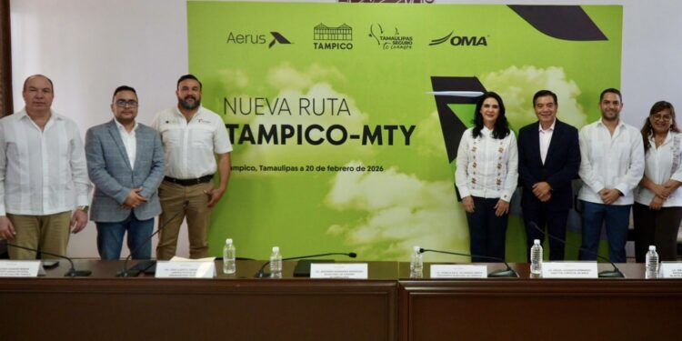 Despega Aerus nuevo vuelo Tampico-Monterrey: Sectur